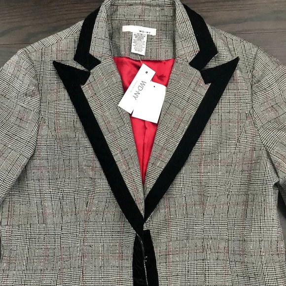 WDNY - Gray Blazer Coat for Women - Picture 5 of 9